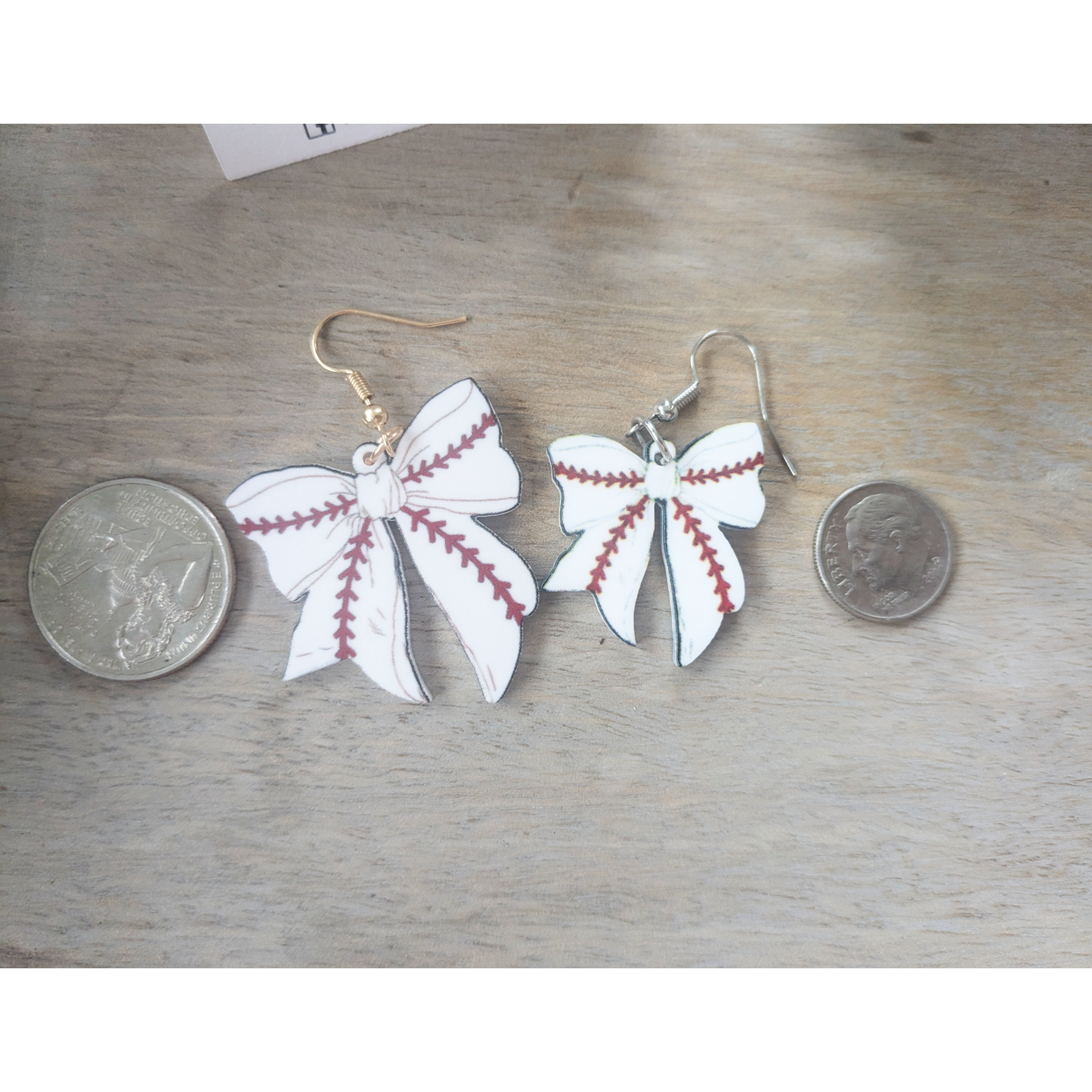Baseball Coquette Earrings