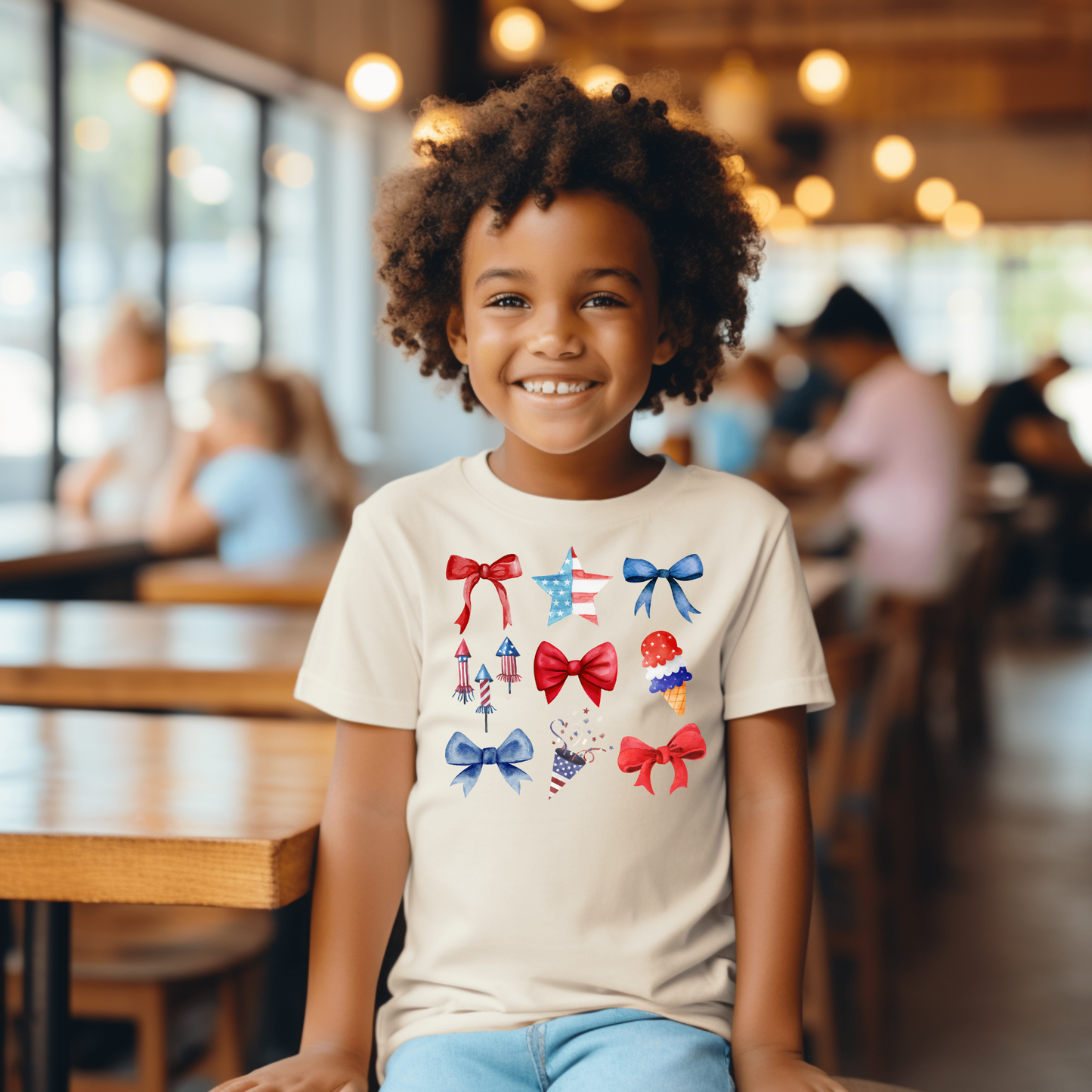 Coquette Bow Patriotic | 4th of July | USA