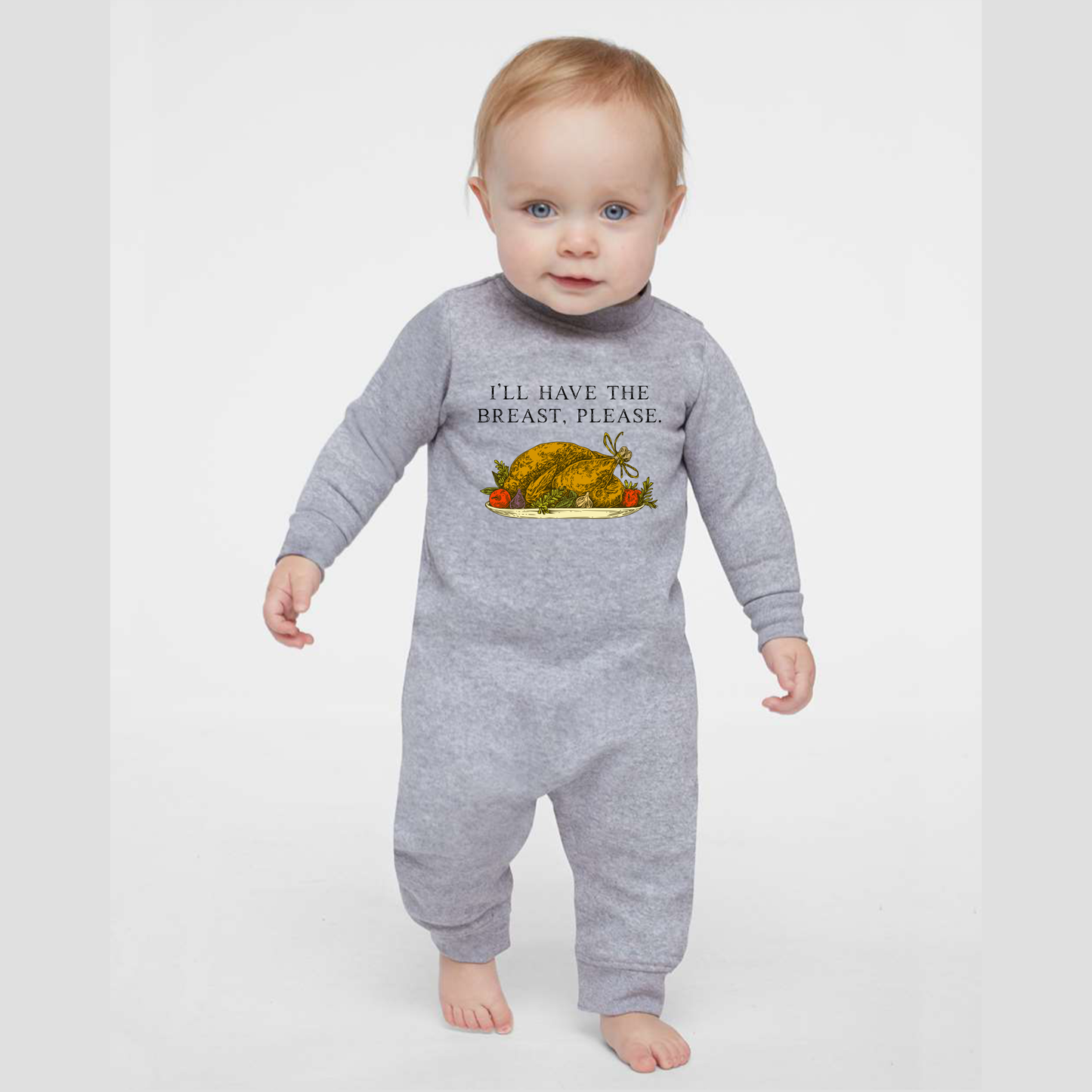 I'll Take the Breast, Please | Thanksgiving | Infant One Piece Romper