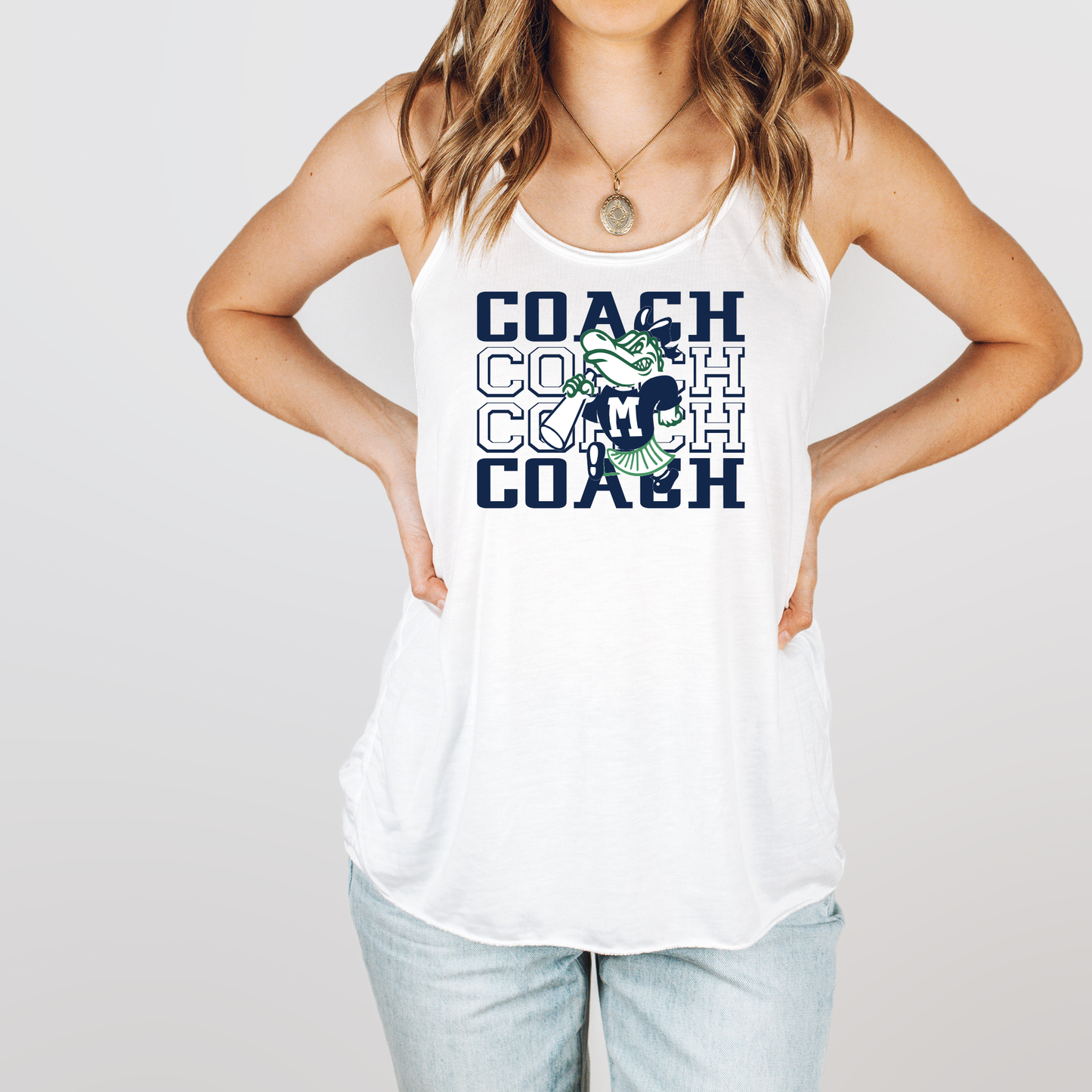 Cheer Coach | MYB | Gators | Cheerleading | Racerback Tank