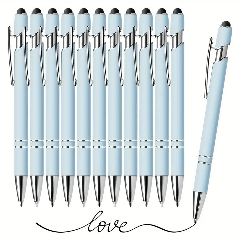Soft-touch engraved stylus pen for schools and events