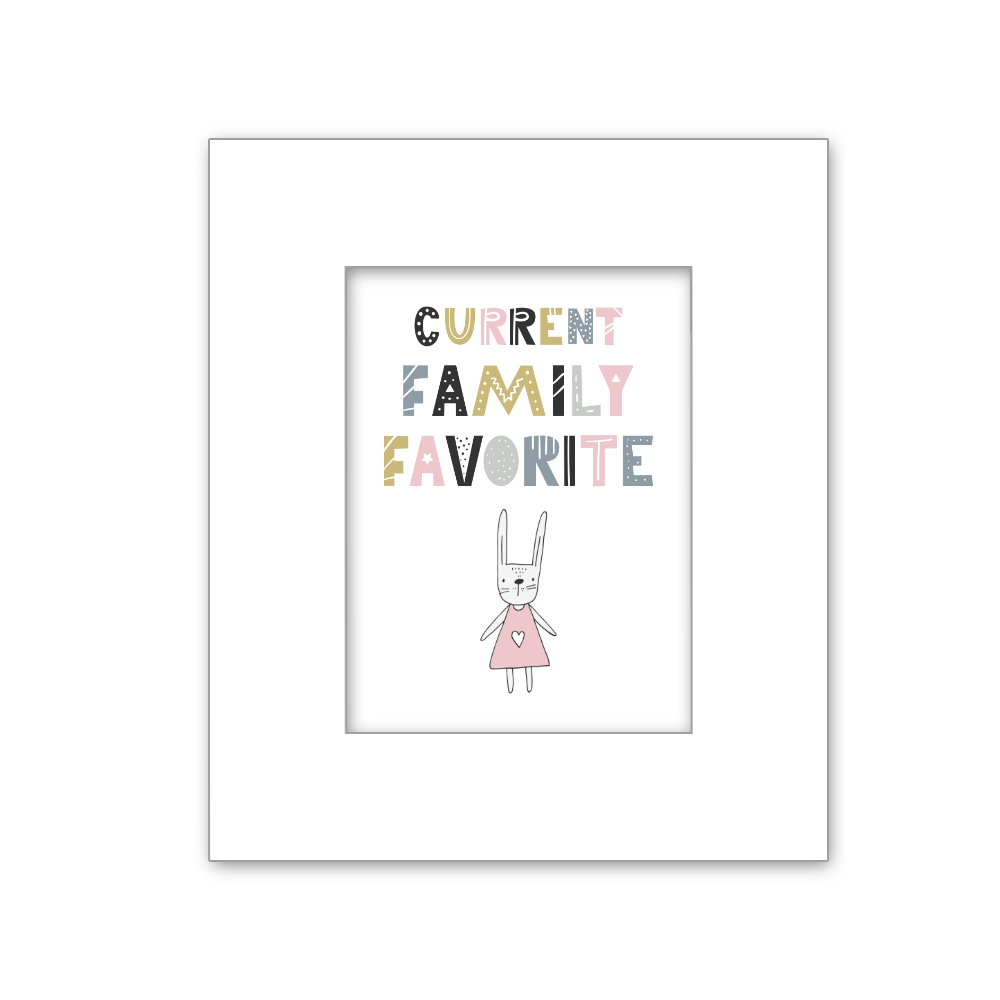 Current Family Favorite | Monkey | Printed Art 8 * 10
