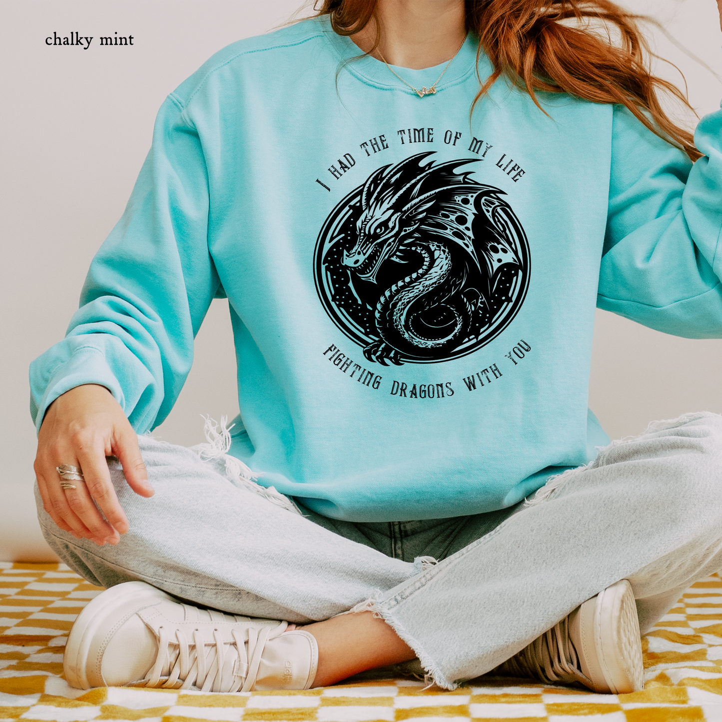 Fighting Dragons - Comfort Color Sweatshirts