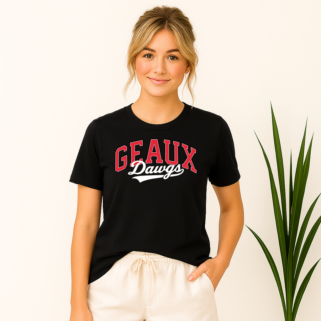 Geaux Dawgs Bulldogs shirt for Fontainebleau fans