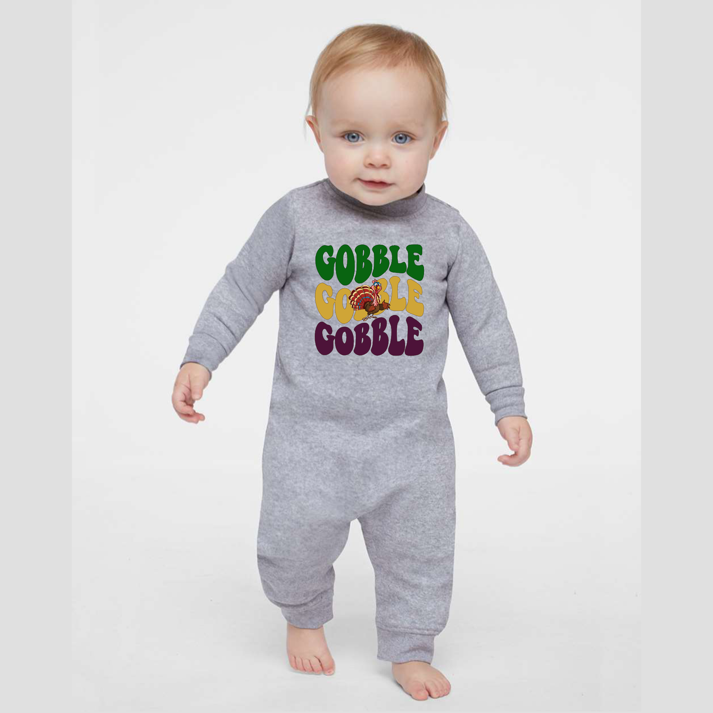 Gobble Gobble Gobble | Thanksgiving | Infant One Piece Romper