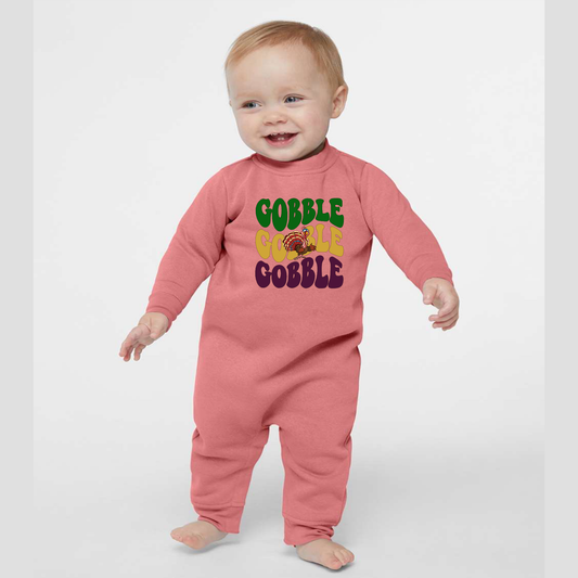 Gobble Gobble Gobble | Thanksgiving | Infant One Piece Romper