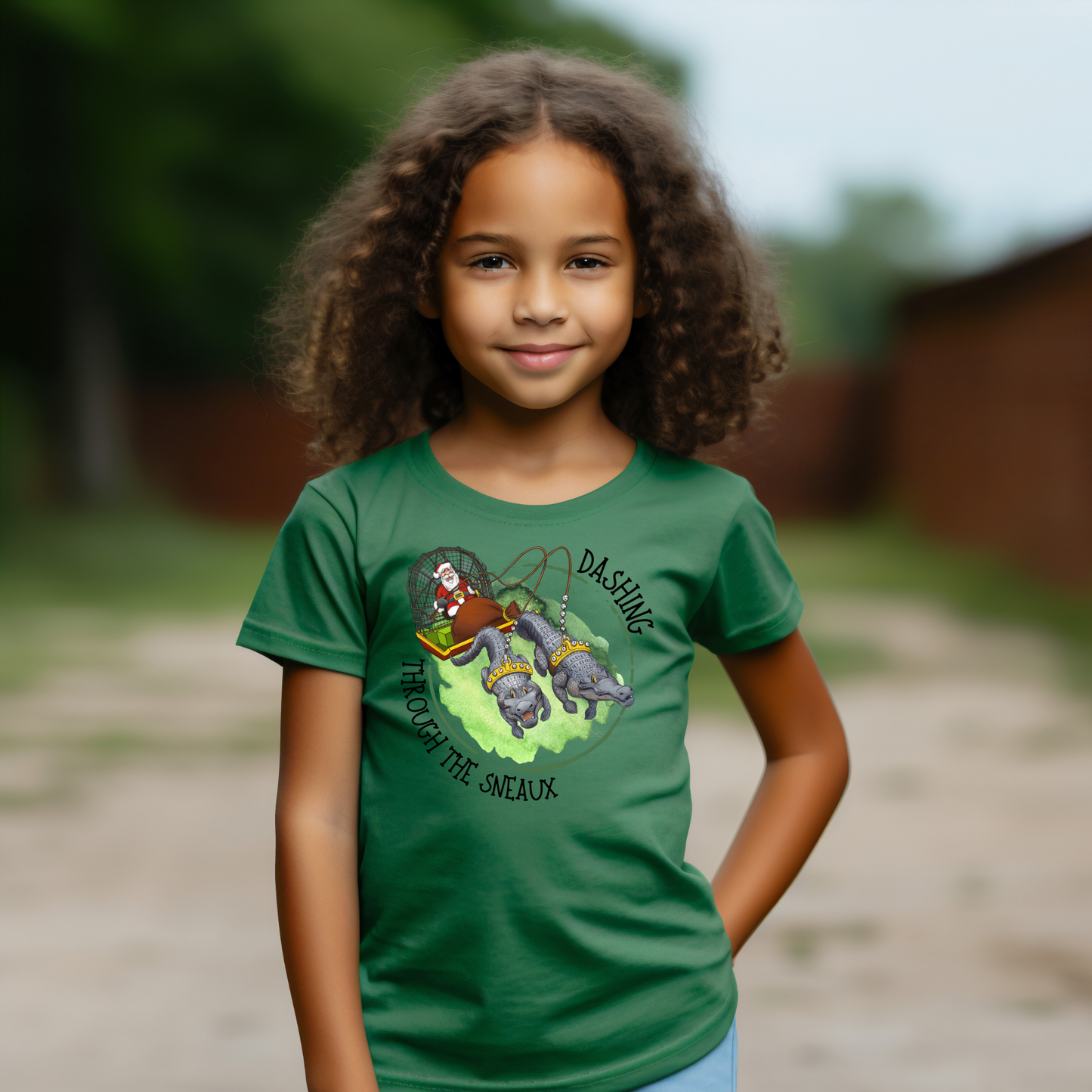 Dashing Through the Sneaux Christmas Tee | Kids & Adults