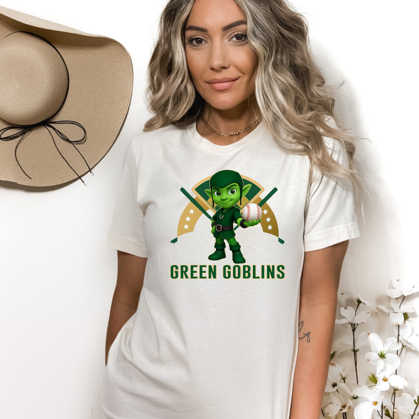 Green Goblins | Baseball | Tee | Add Custom Back