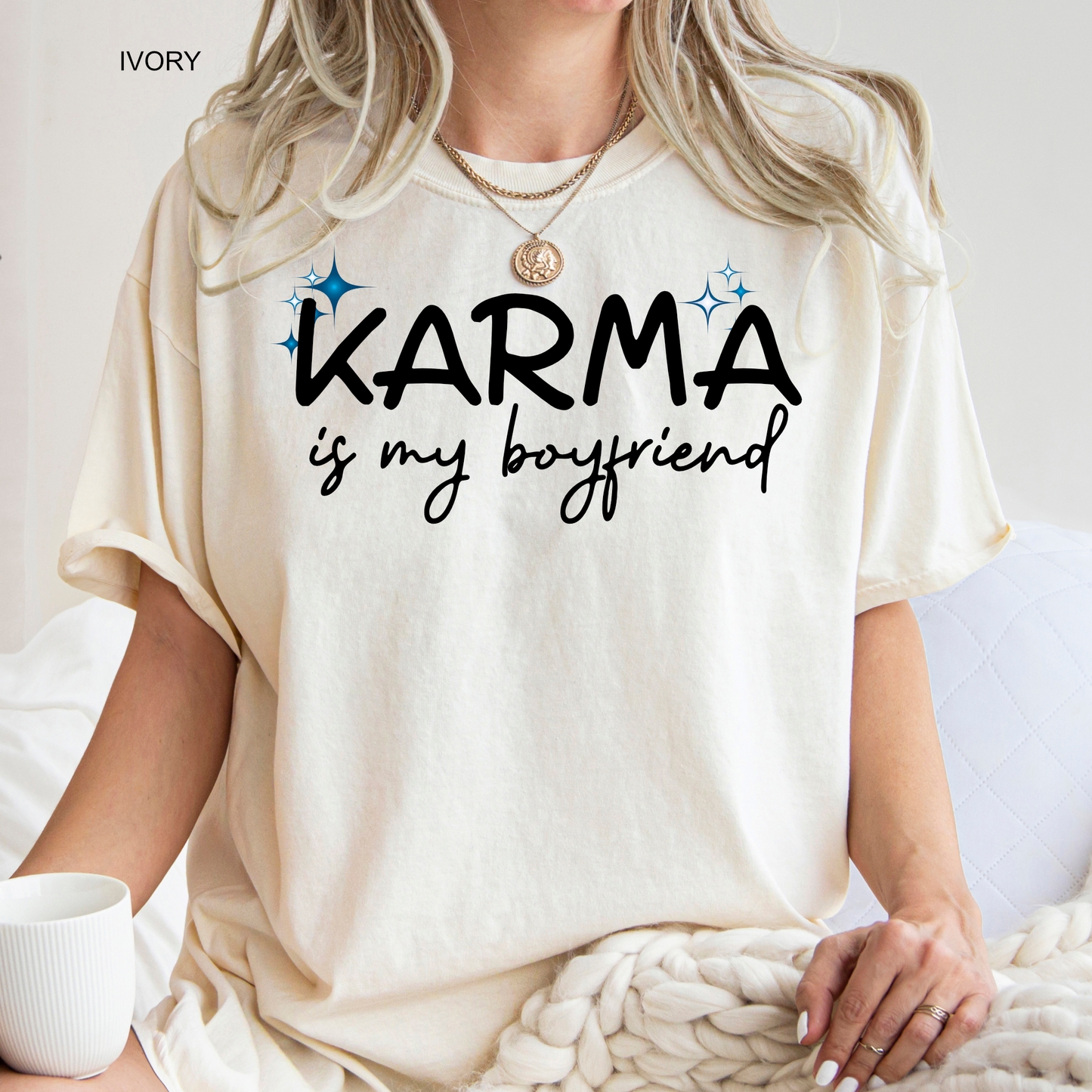 Karma is my Boyfriend - Midnights -Karma - The Eras Tour - Taylor Swift - Adult Comfort Colors Concert Tee