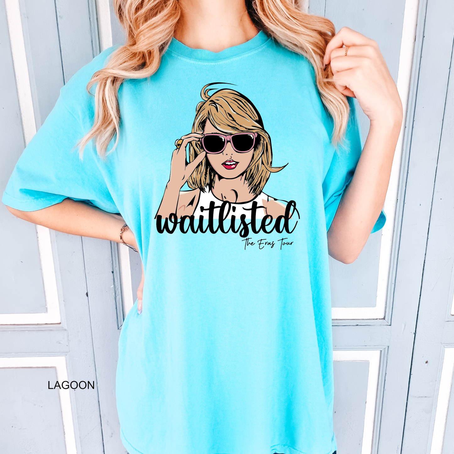 Waitlisted Portrait - The Eras Tour - Taylor Swift - Adult Comfort Colors T-Shirts