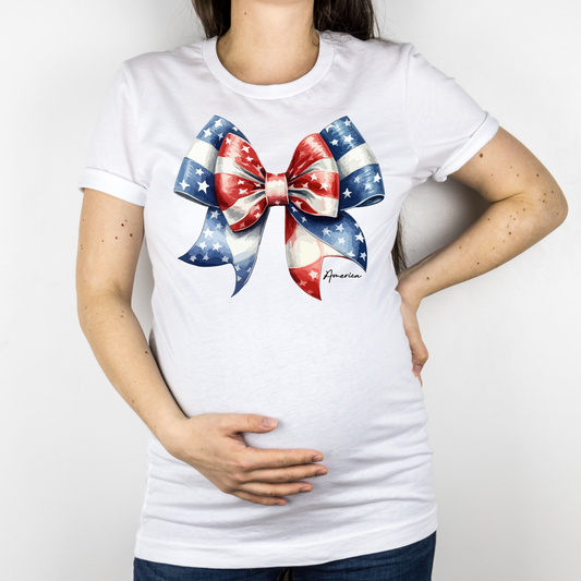 Large Patriotic Bow | Maternity | 4th of July | Patriotic