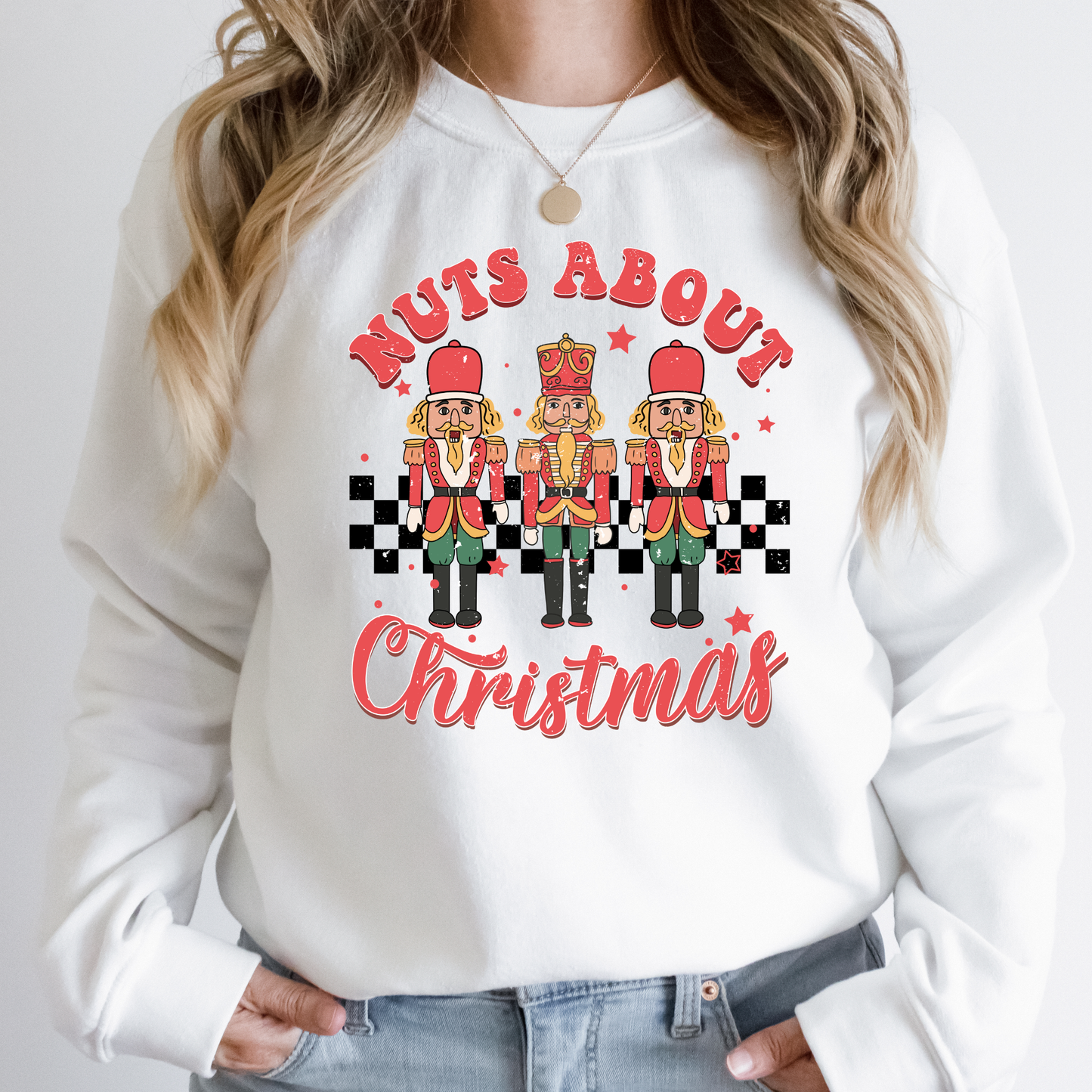 Nuts About Christmas (Distressed)| Christmas Independent Trading Comp. Sweatshirts