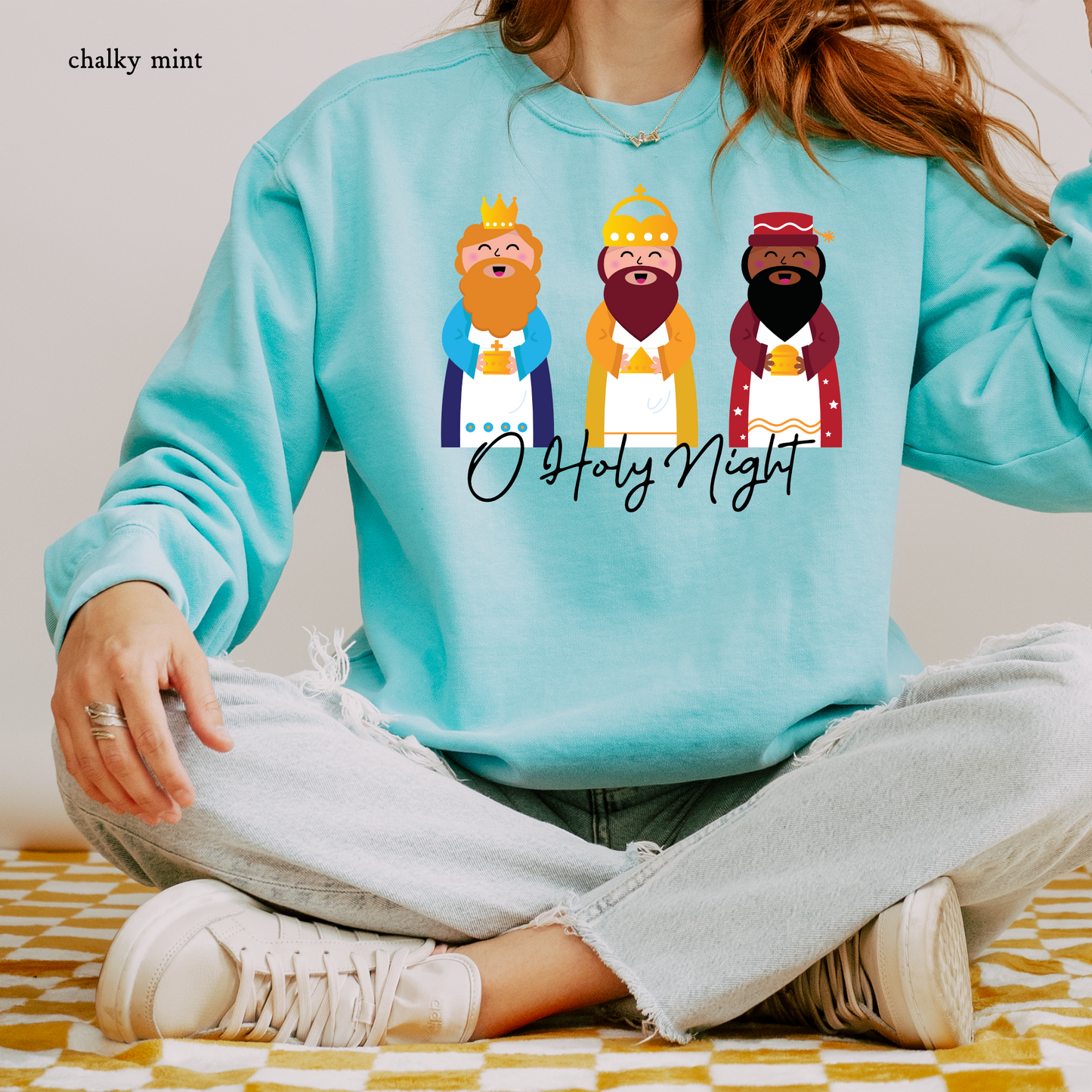 O Holy Night | Christmas Comfort Color Sweatshirts