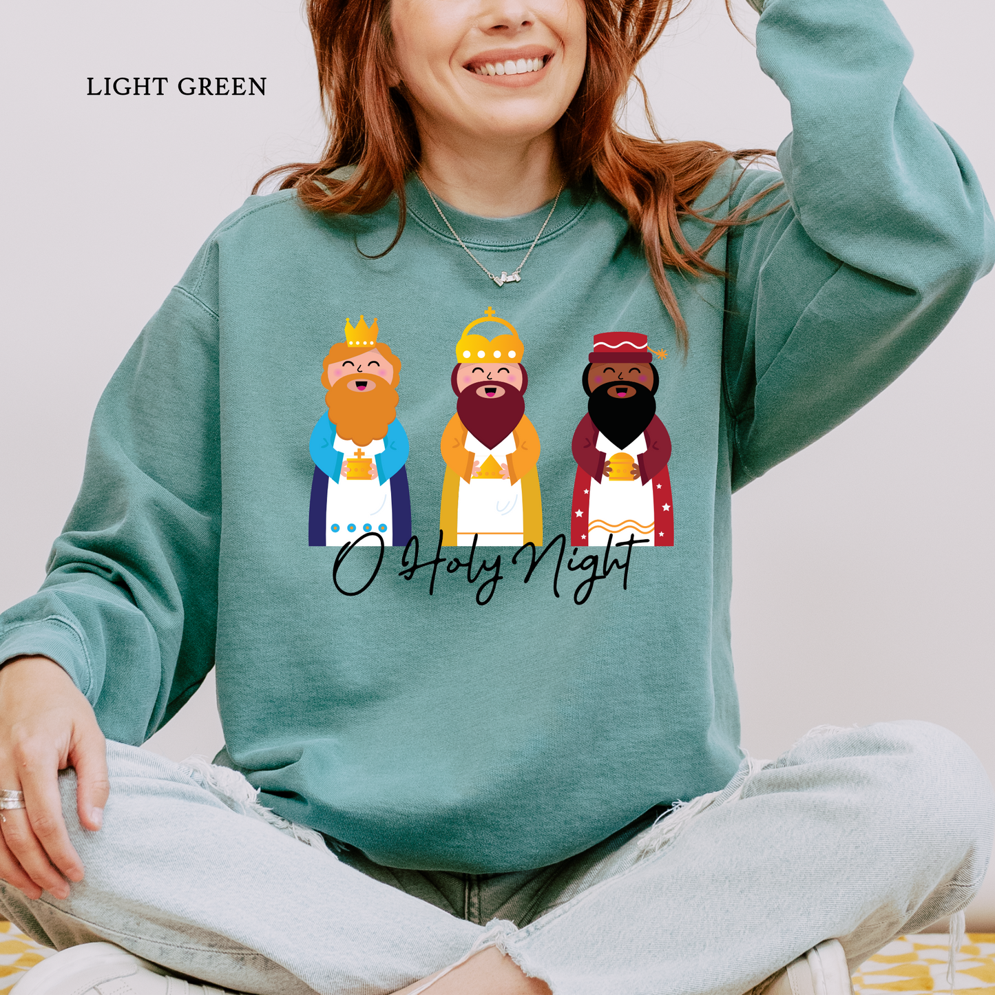 O Holy Night | Christmas Comfort Color Sweatshirts