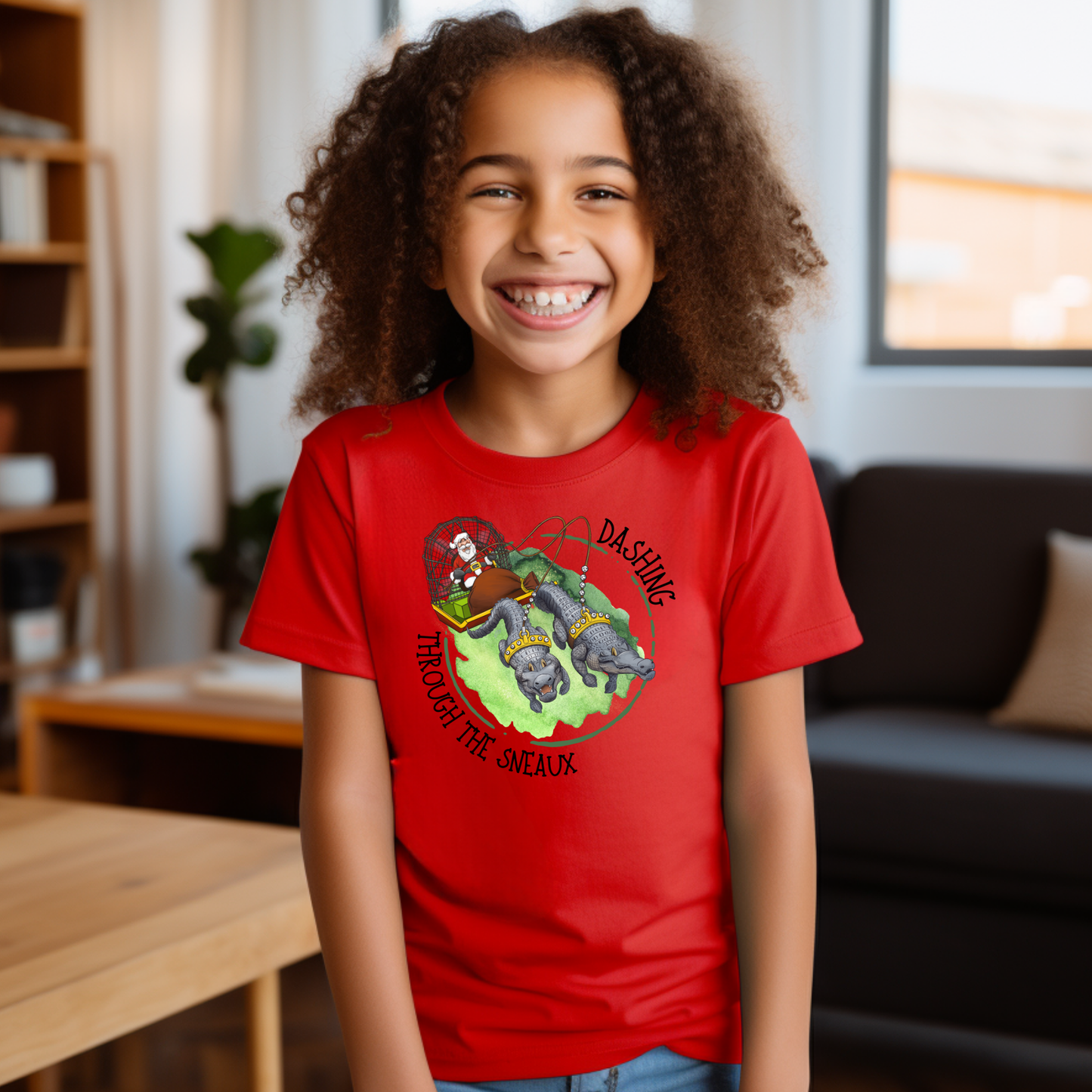 Dashing Through the Sneaux Christmas Tee | Kids & Adults
