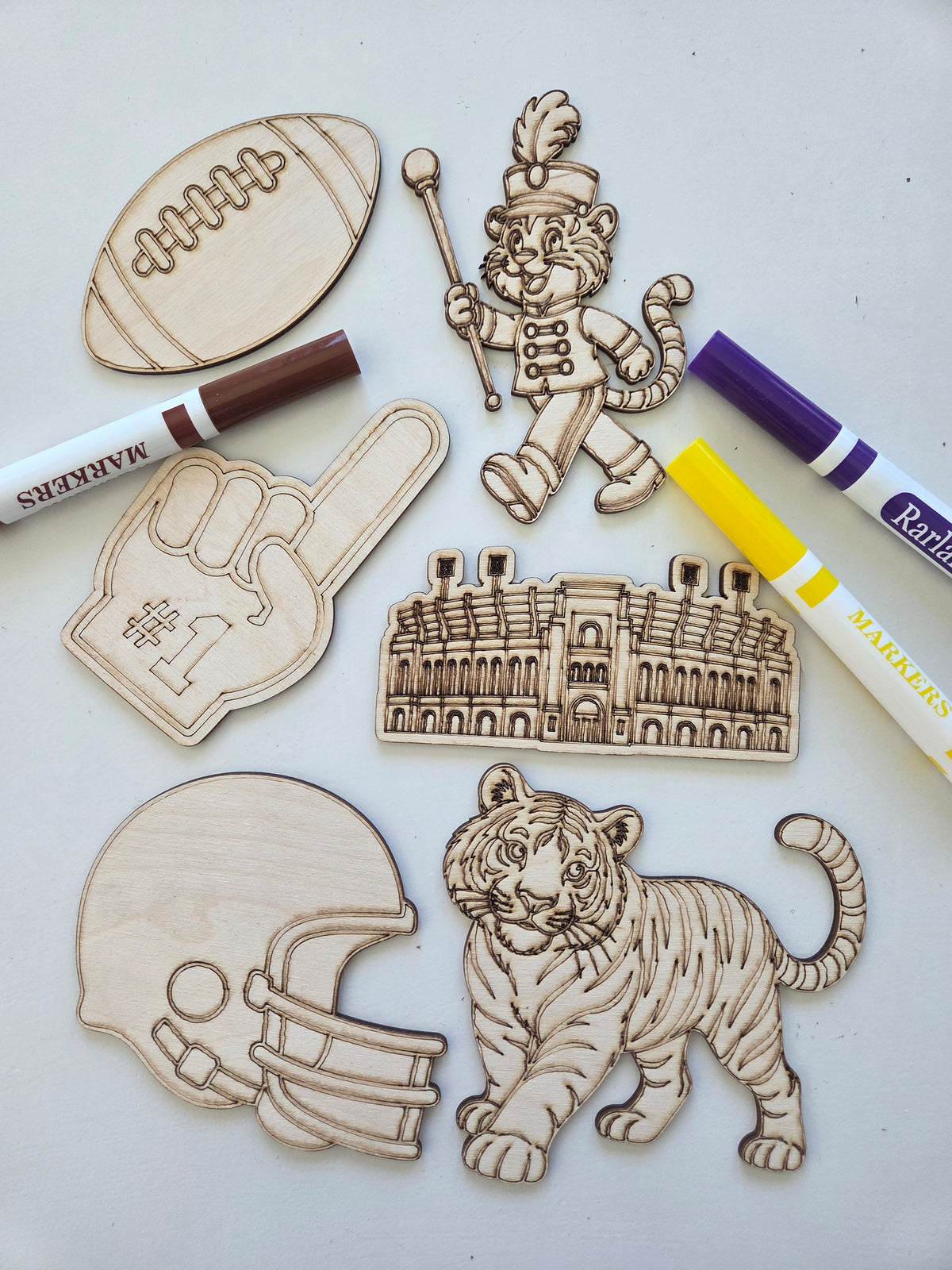 Louisiana Saturday Night Tiger Art Kit
