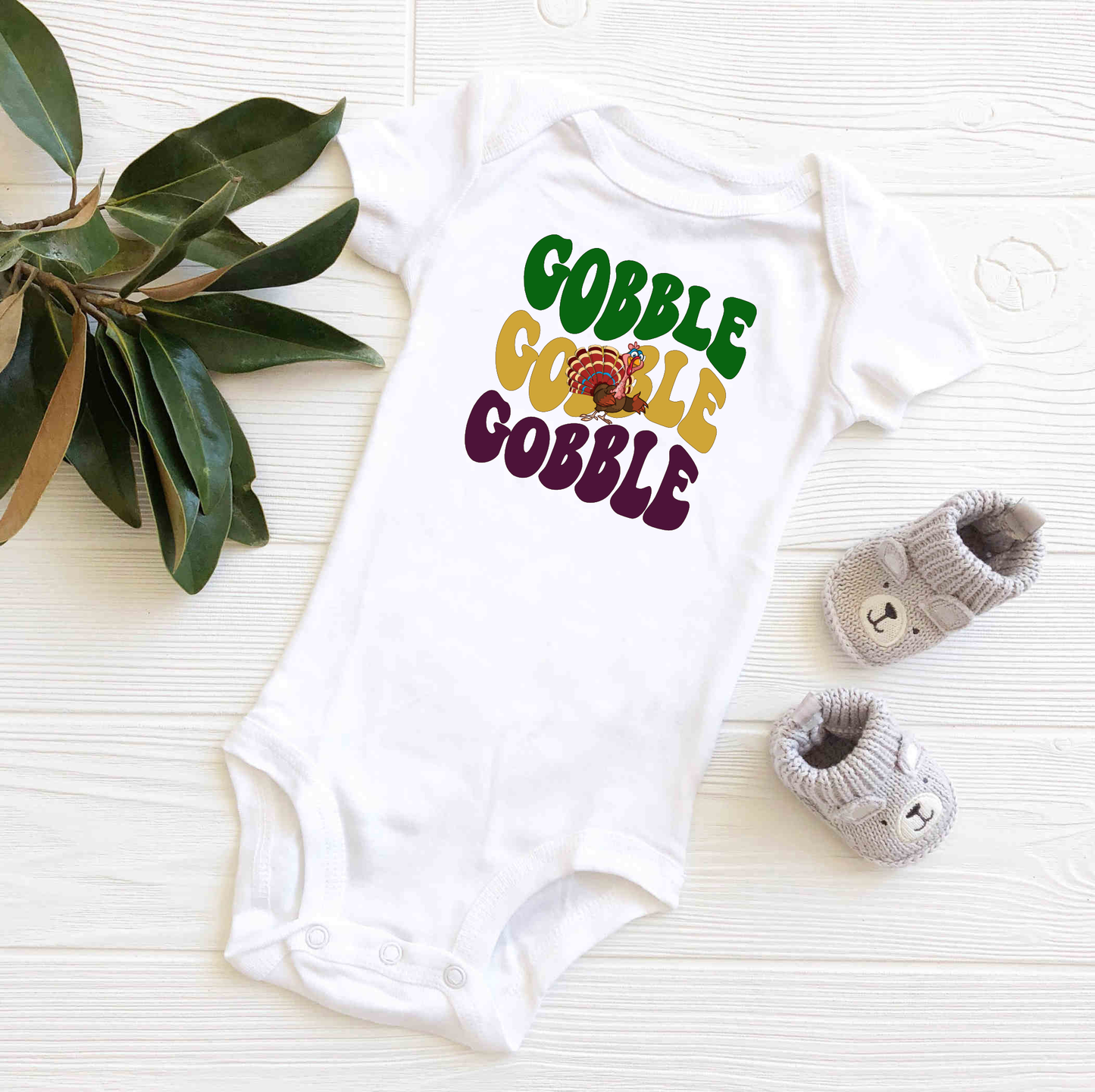Gobble Gobble Gobble | Thanksgiving | Infant Bodysuit