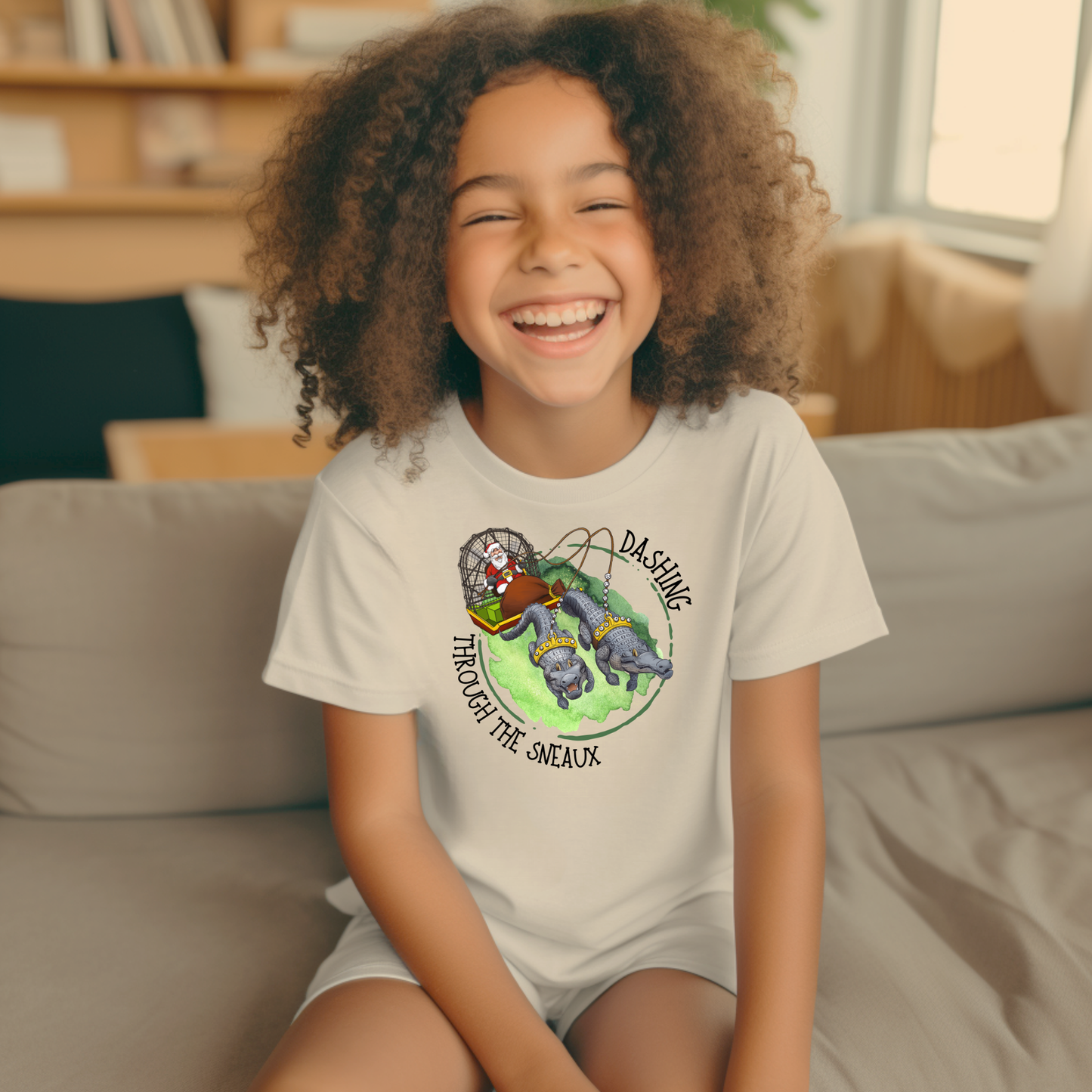 Dashing Through the Sneaux Christmas Tee | Kids & Adults