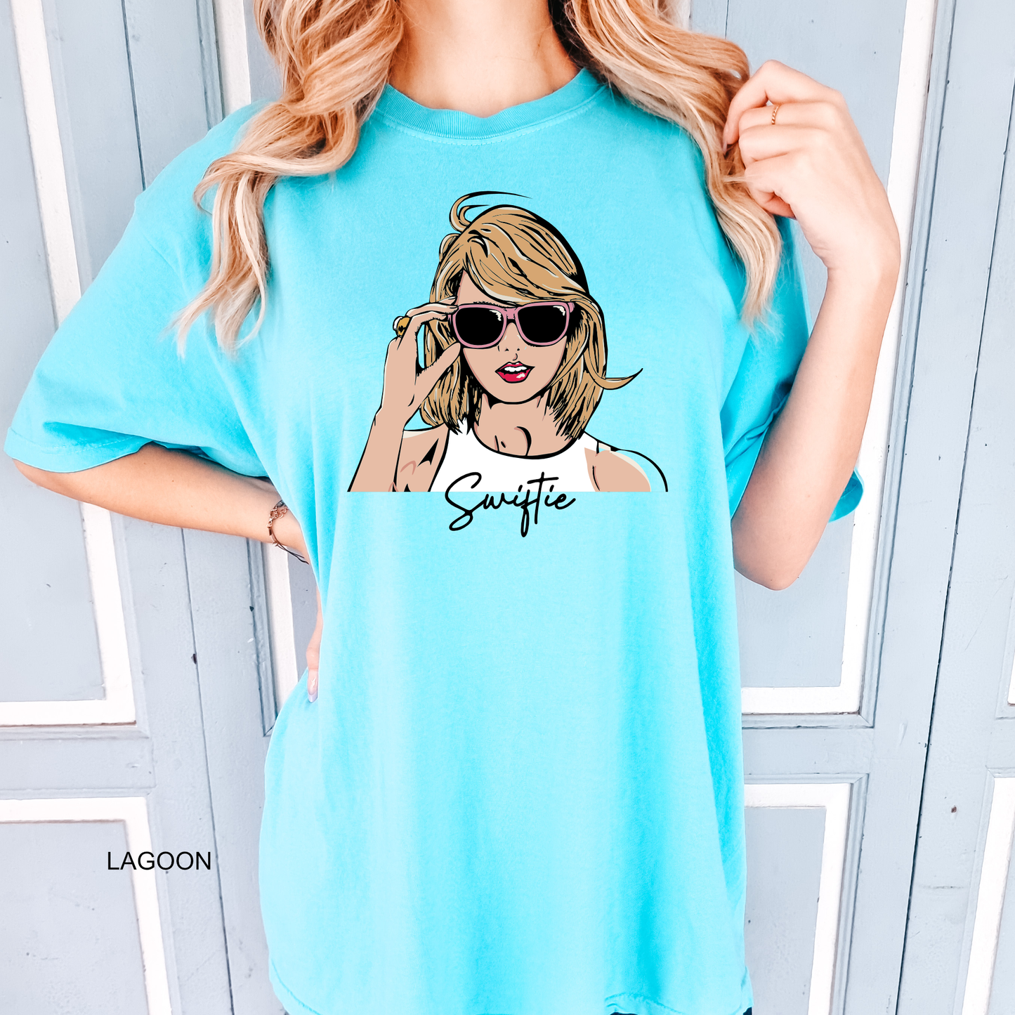 Swiftie- Taylor Swift Portrait - The Eras Tour - Taylor Swift Adult Comfort Colors Concert Tee