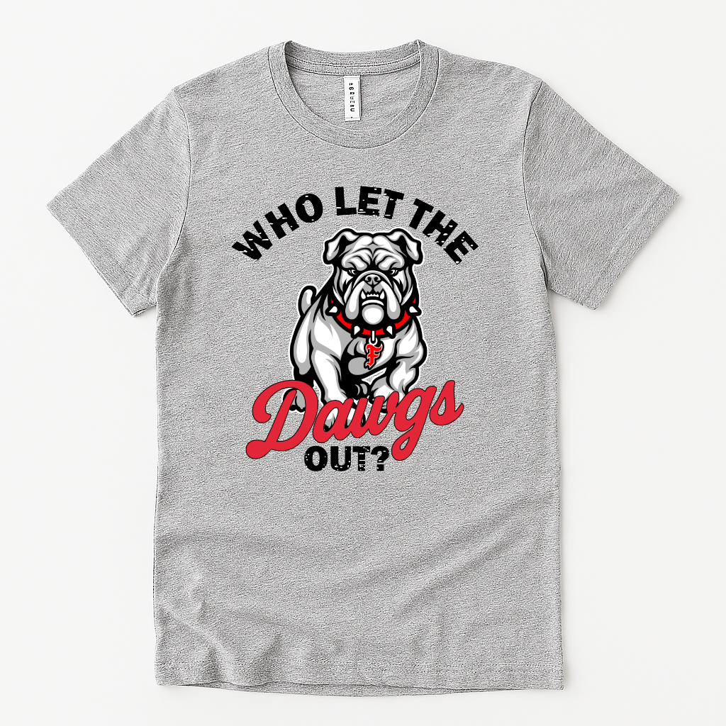 Bulldog mascot Fontainebleau High shirt