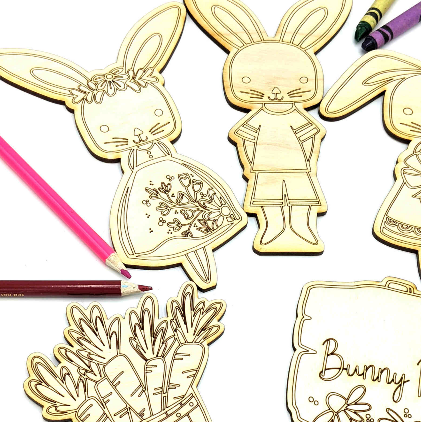 Bunny Family Art Kit