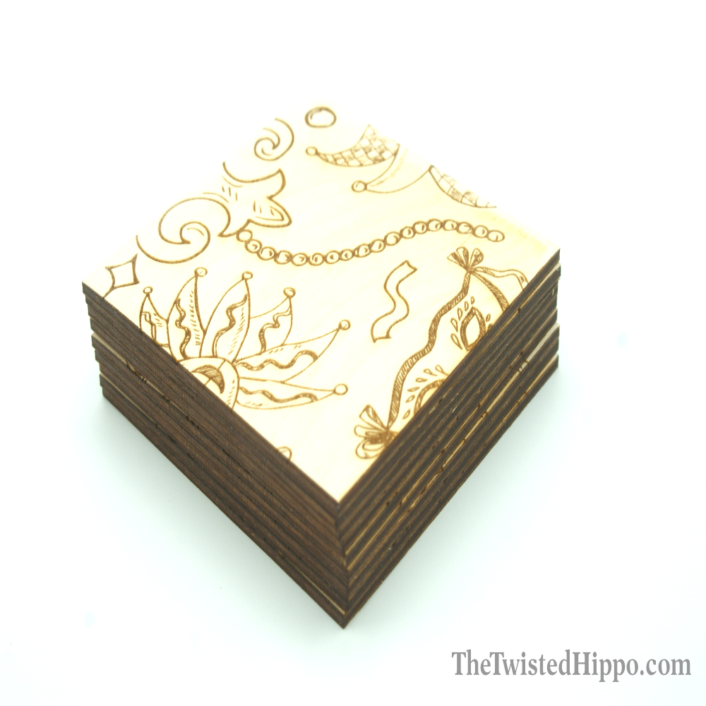 EASY The Impossibly Possible Wooden Puzzle - Show Me The Beads, Mister Mardi Gras - Brain Teaser