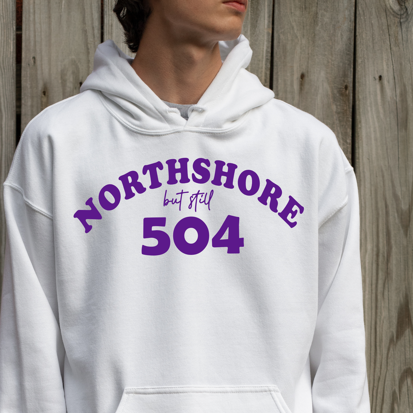 Northshore but still 504 Area Code - Hoodie