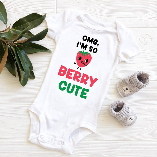 Oh My Goodness - I'm so Berry Cute - Strawberry Festival - Infant Bodysuit