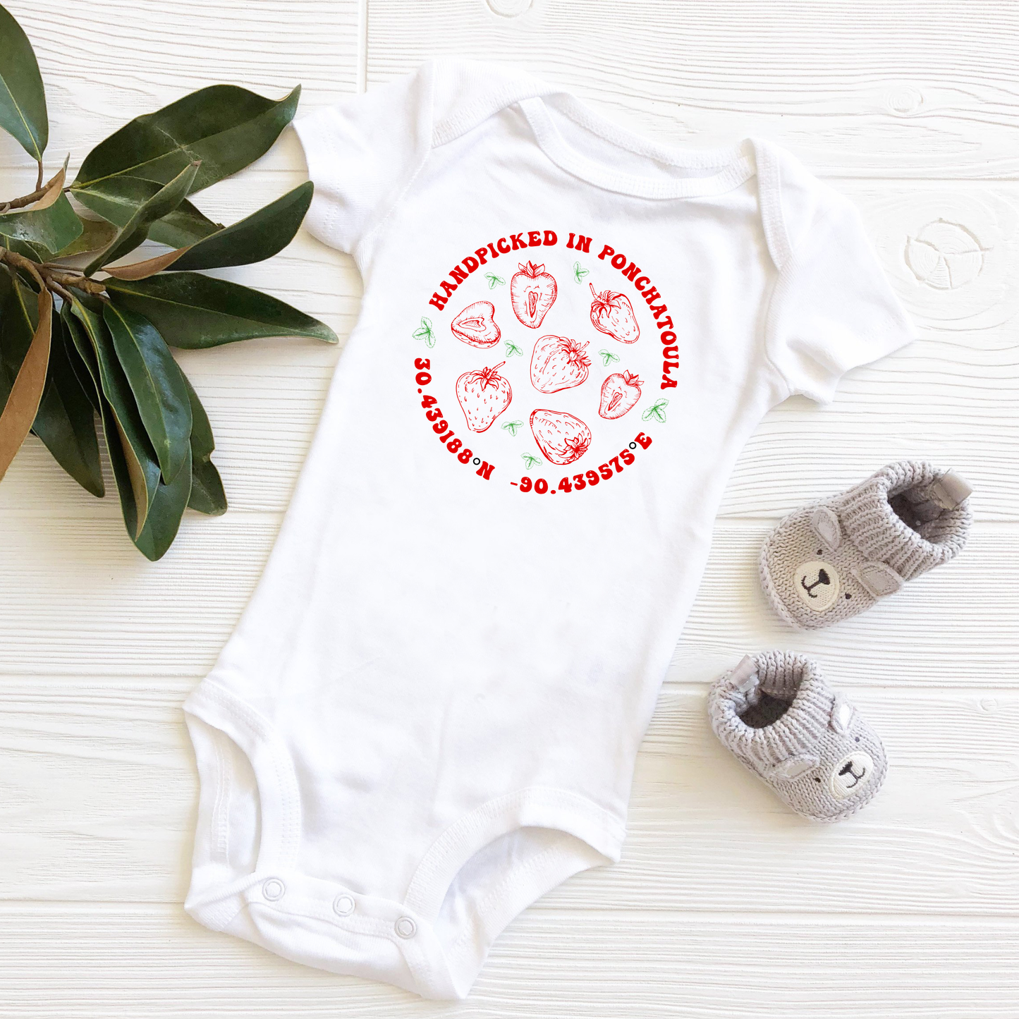 Handpicked in Ponchatoula | Strawberry Festival | Infant Bodysuit