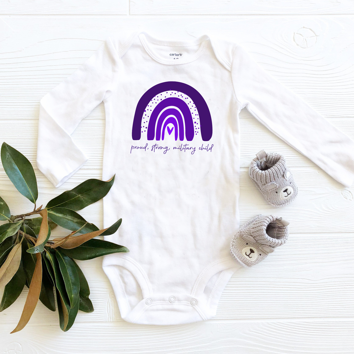 MOTMC Purple Rainbow - Infant Bodysuit