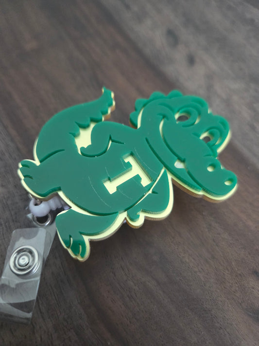 Tucker Elementary Gators Acrylic Retractable Badge Reel