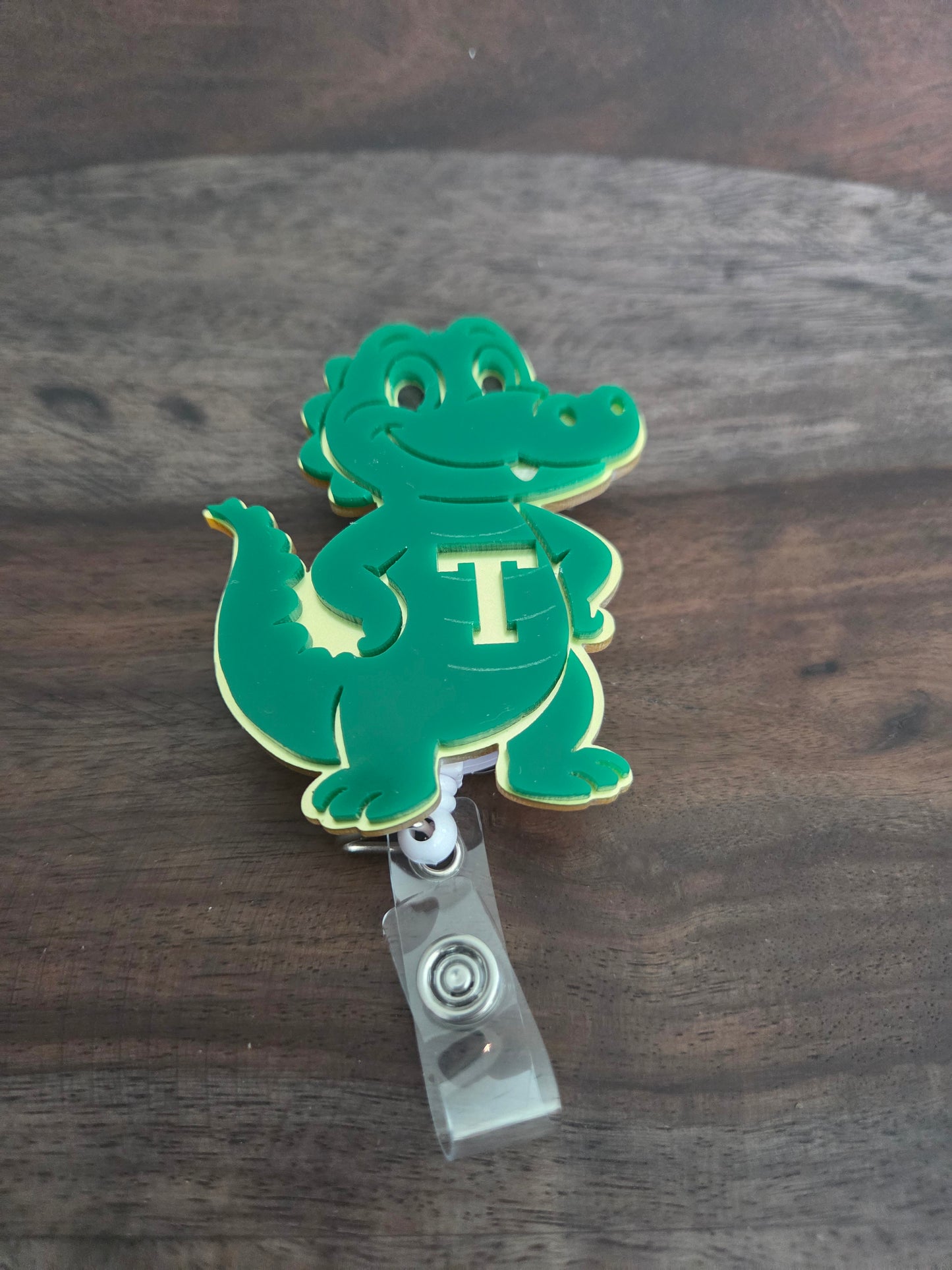 Tucker Elementary Gators Acrylic Retractable Badge Reel