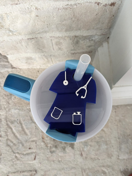 Nurse Stanley Cup Topper | Cup Topper | Quencher H2.0