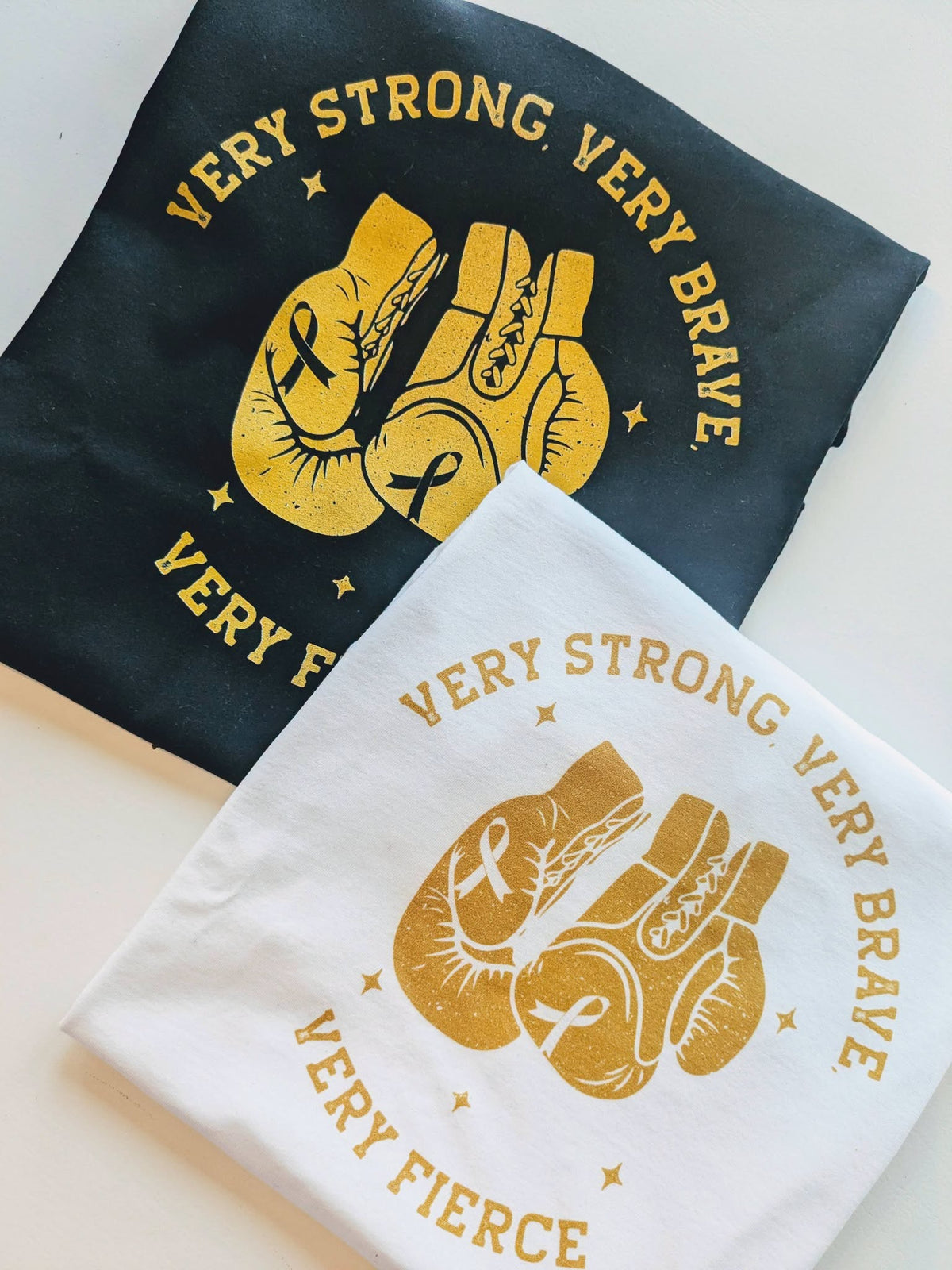 Youth Very Strong, Very Brave, Very Fierce Childhood Cancer Awareness Tee