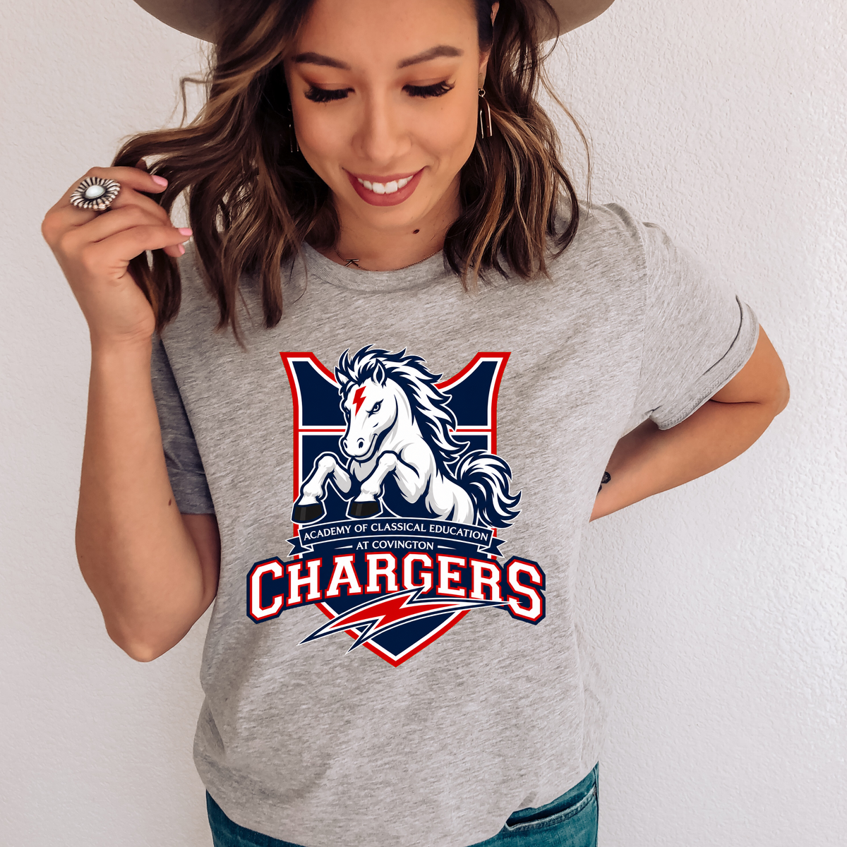 Academy of Classical Education Charges Mascot Tee