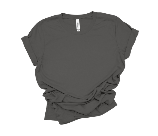 Asphalt Grey Solid Color Bella & Canvas Tees | ADULT | 3001