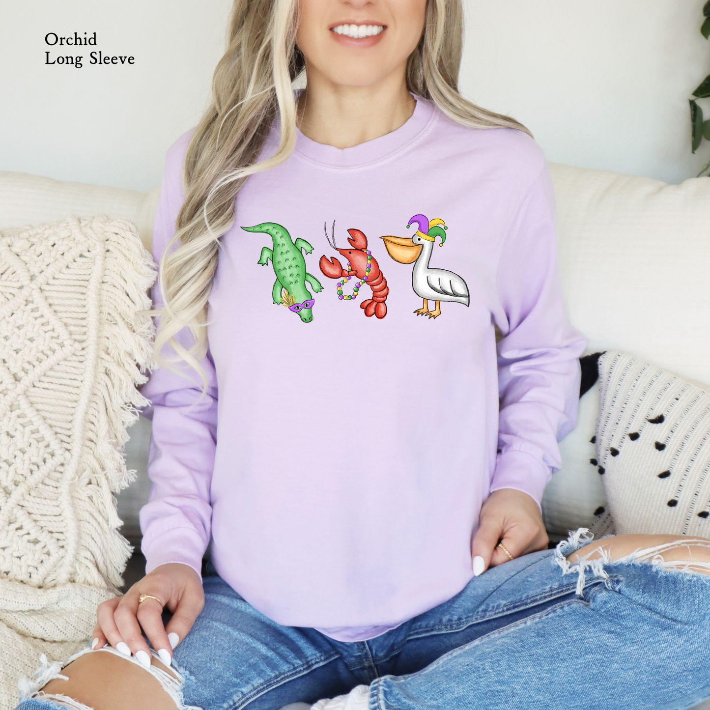 Mardi Gras Louisiana NOLA icons shirt by The Twisted Hippo