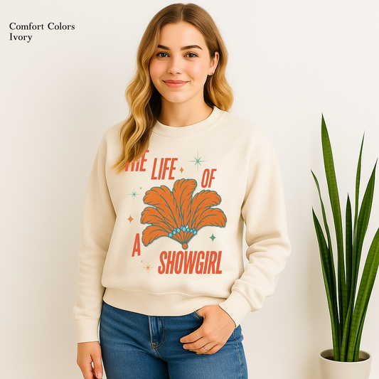 Life of a Showgirl Ivory Sweatshirt