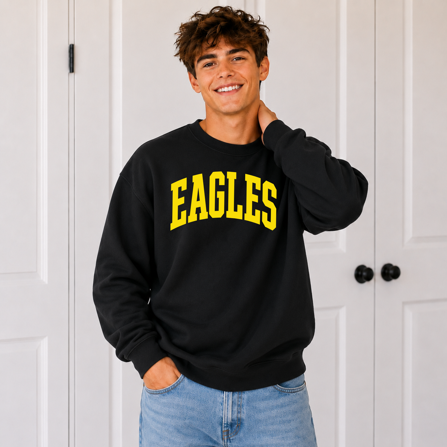 Arch Eagles school spirit shirt with eagle mascot design