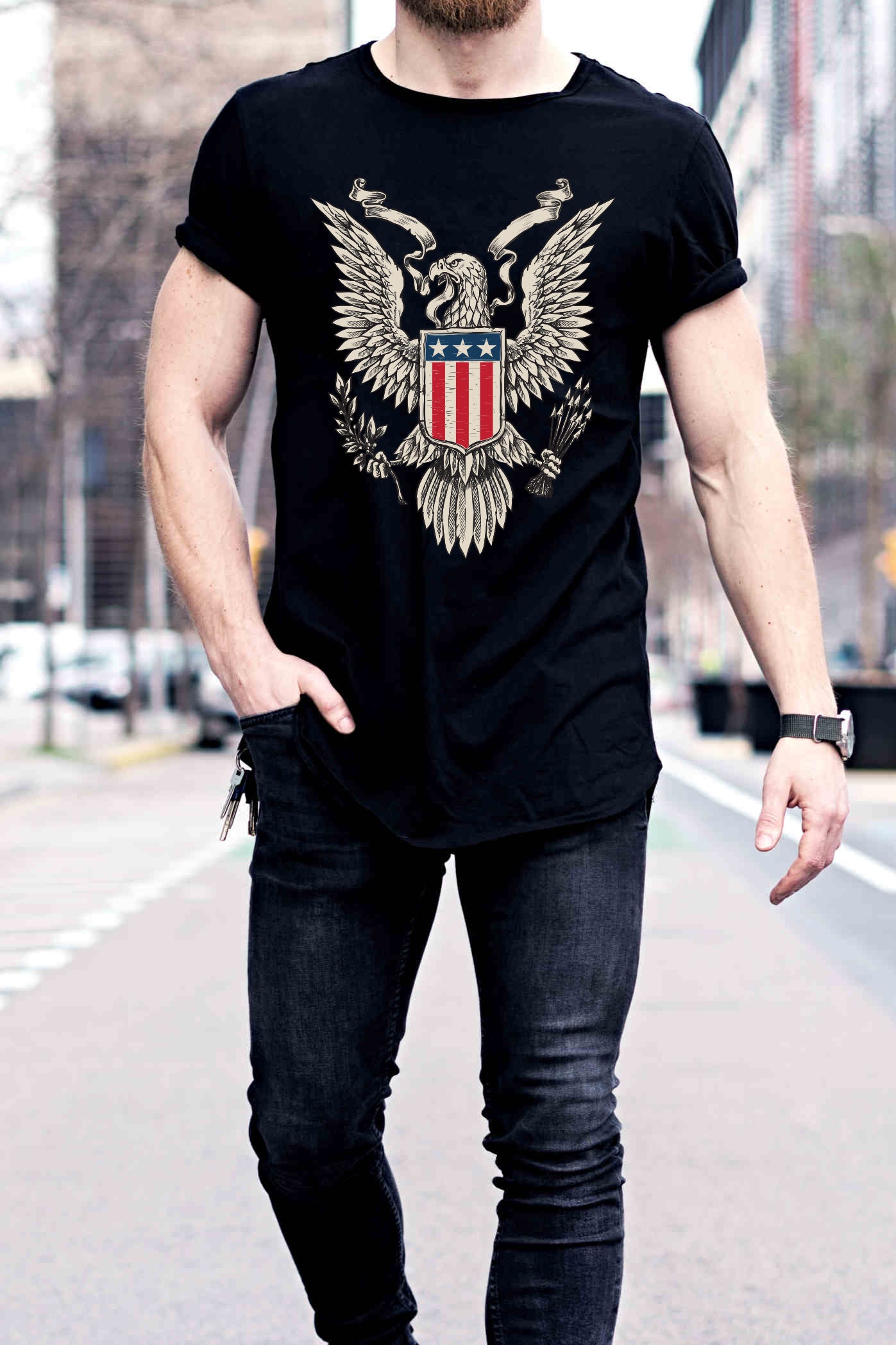 Patriotic Flag Eagle | 4th of July | Kids & Adults