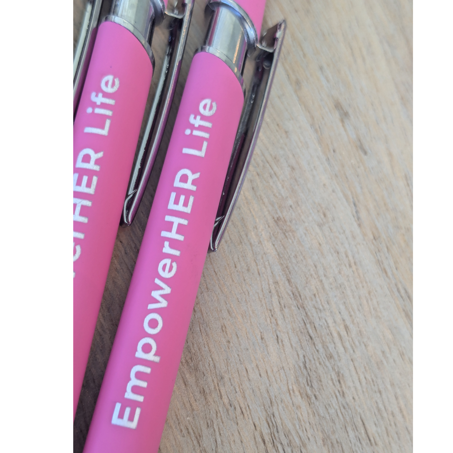 TEACHER APPRECIATION Customized Individual Stylist Pens | Blue Ink | Silver Engrave
