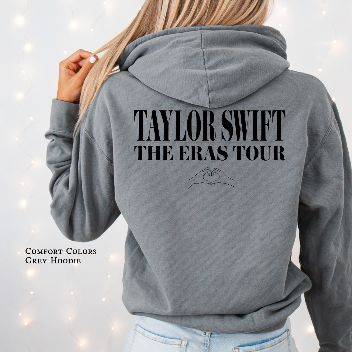 NOLA The Eras Tour | I Was There It Was Rare | Grey Hooded Sweatshirt | Duel Sided