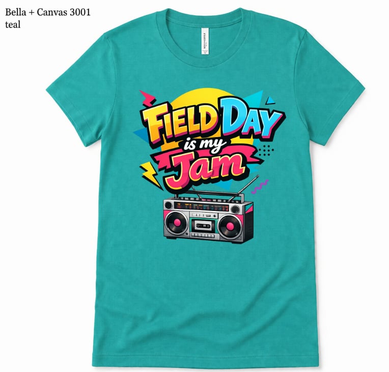 field day is my jam retro teacher shirt 90s style