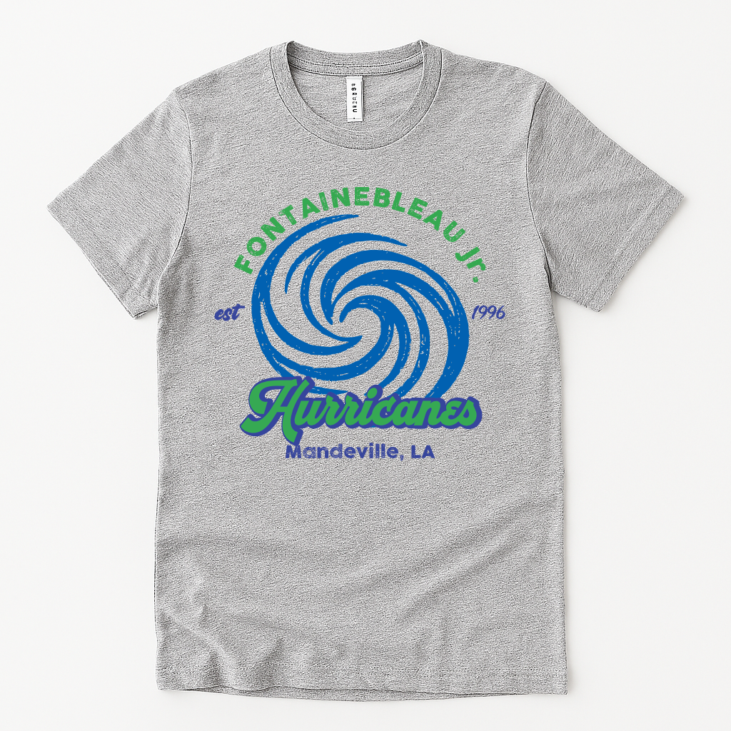 Fontainebleau Jr High swirl logo T-shirt