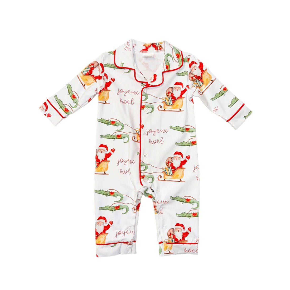 Ollie Jay holiday romper with Southern theme