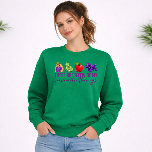 Parade Ready - These are a Few of My Favorite Things Drop Shoulder Bella + Canvas Premium Sweatshirt