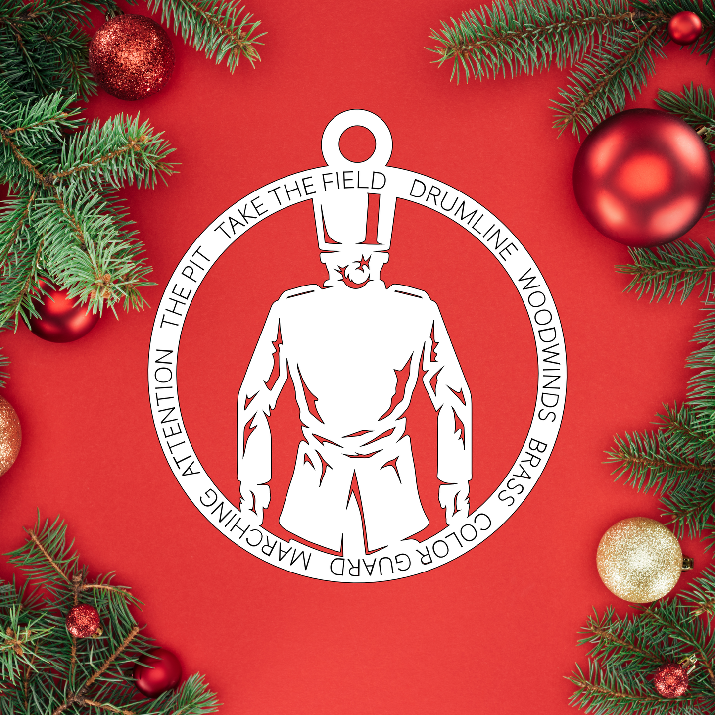 Custom Female Marching Band | Christmas Ornaments