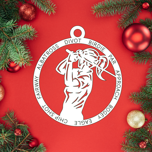 Female Golf | Christmas Ornaments