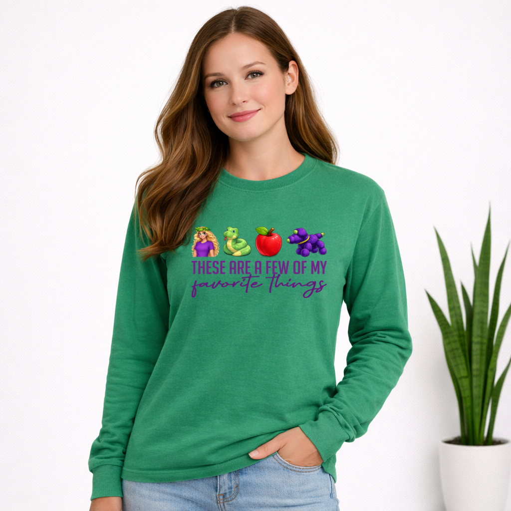 A Few of My Favorite Eve Things - Mardi Gras Long Sleeve T-Shirt