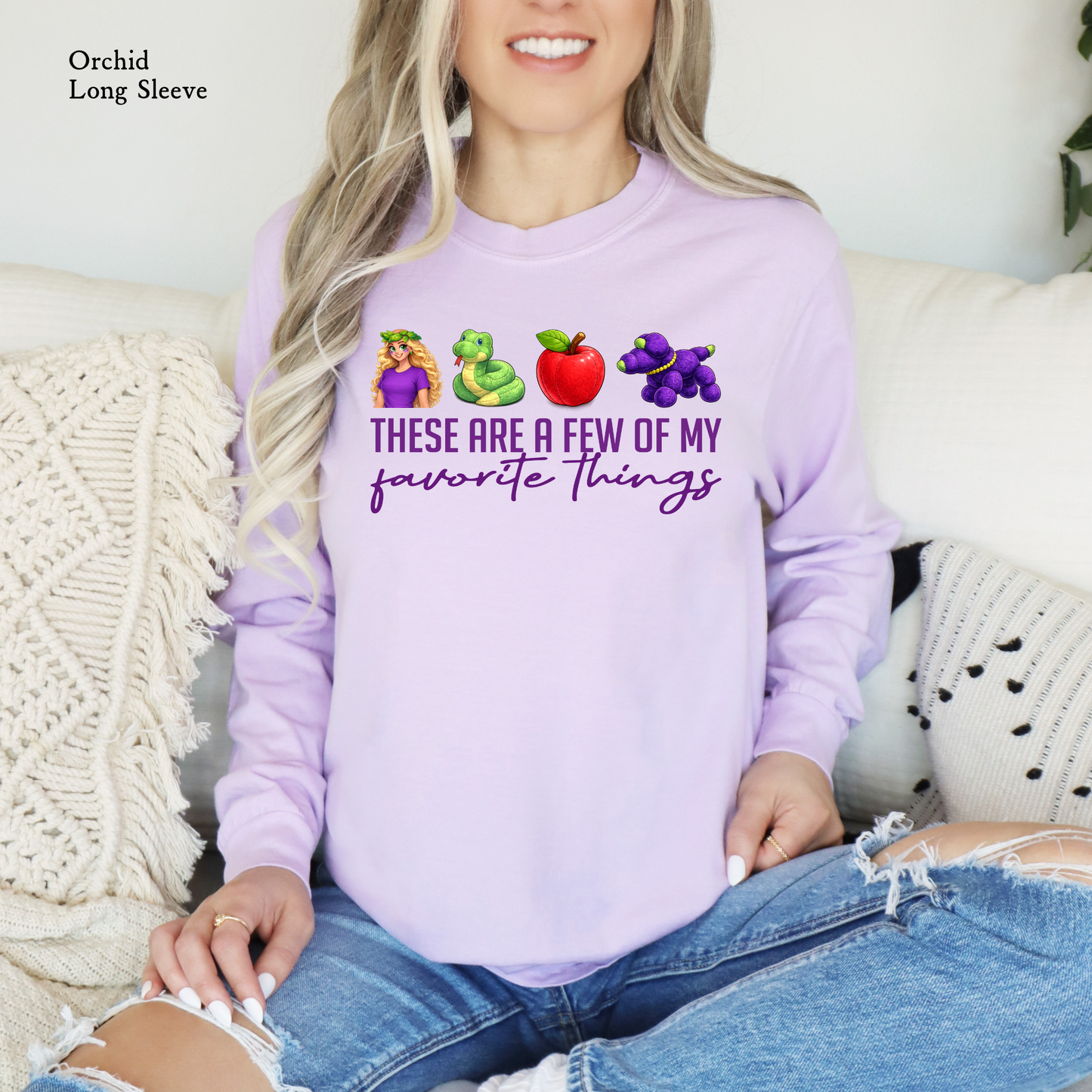 A Few of My Favorite Eve Things - Mardi Gras Long Sleeve T-Shirt